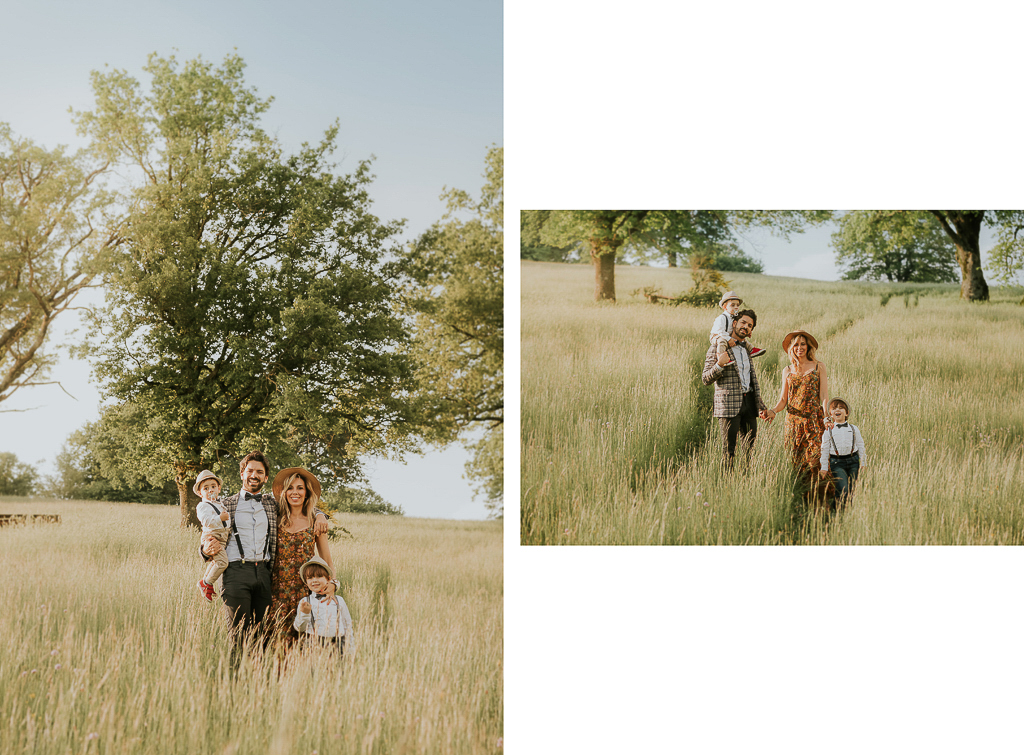 foto di famiglia al prato