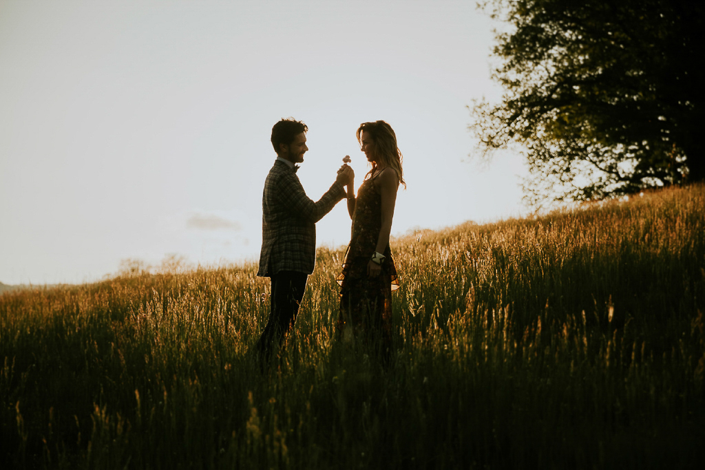 romantico servizio fotografico