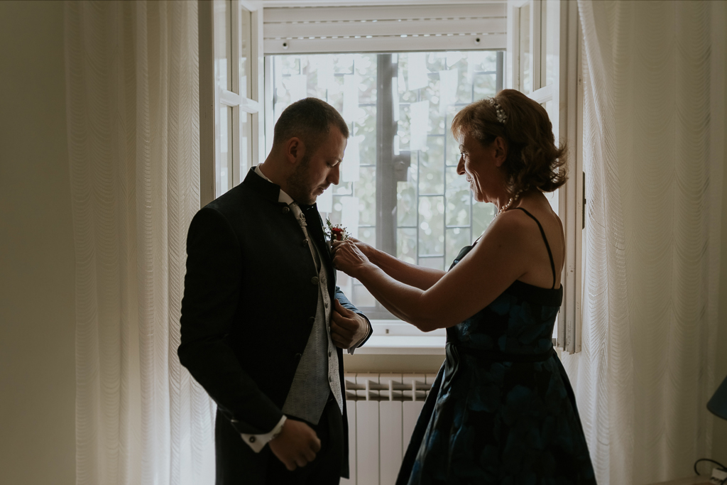 la mamma e lo sposo