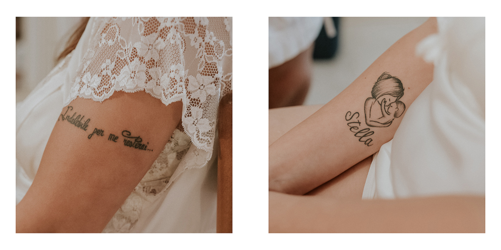 i tatuaggi della sposa