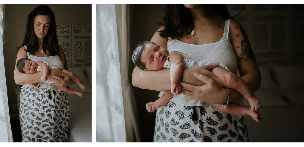 mamma e figlia newborn roma