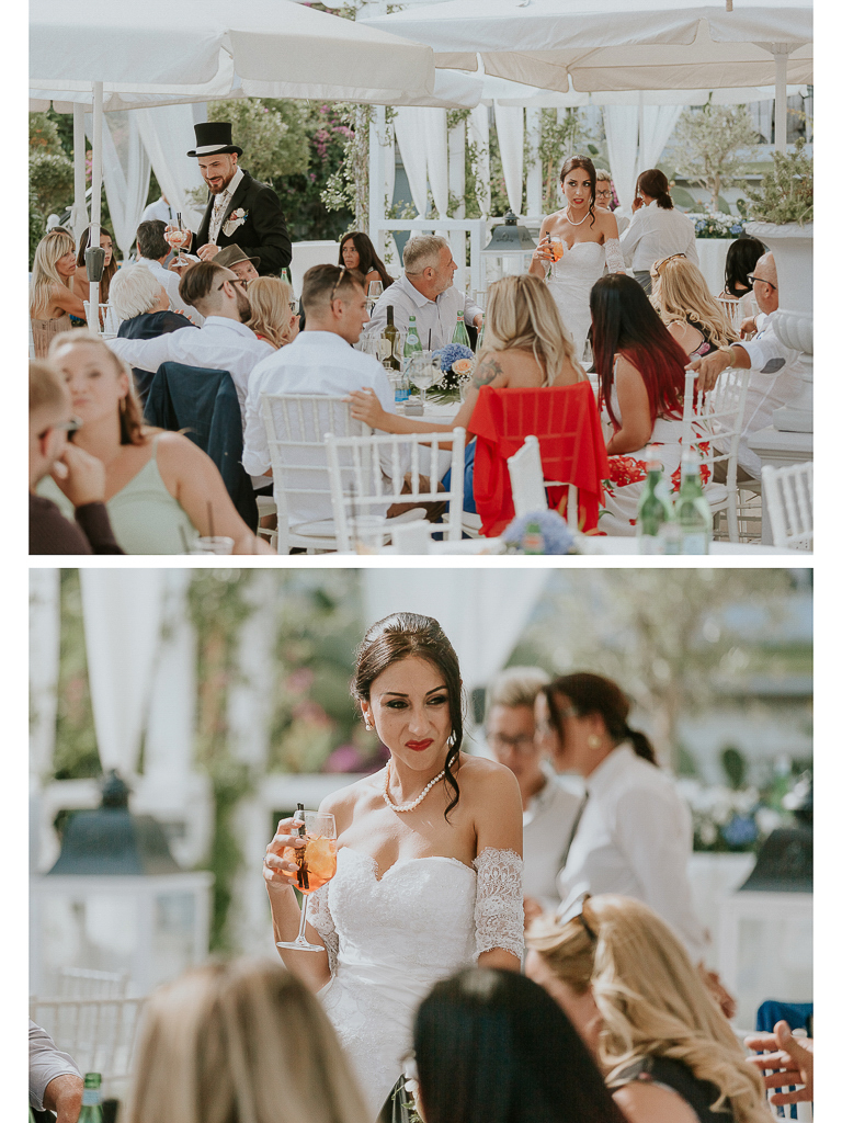 ricevimento di matrimonio al Grappolo d’uva Terracina