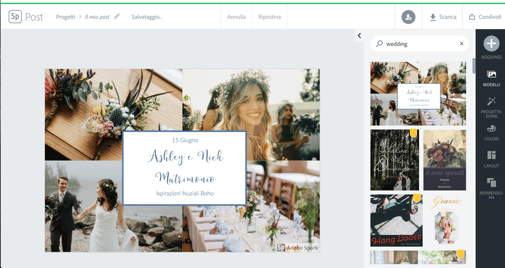 una nuova data per il tuo matrimonio con spark