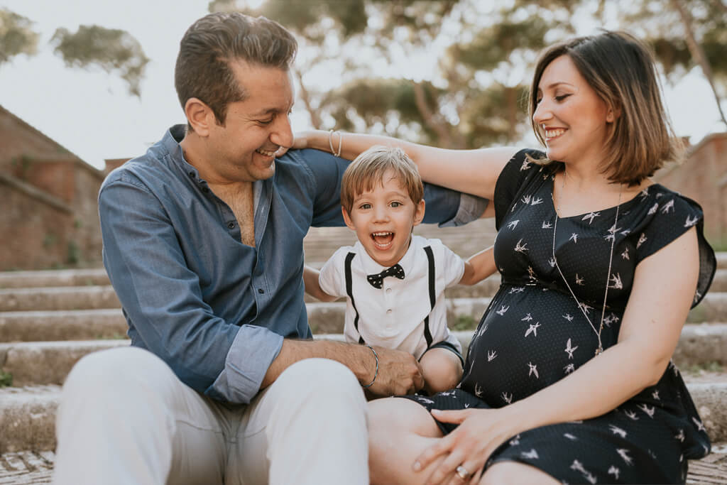 foto di famiglia a roma