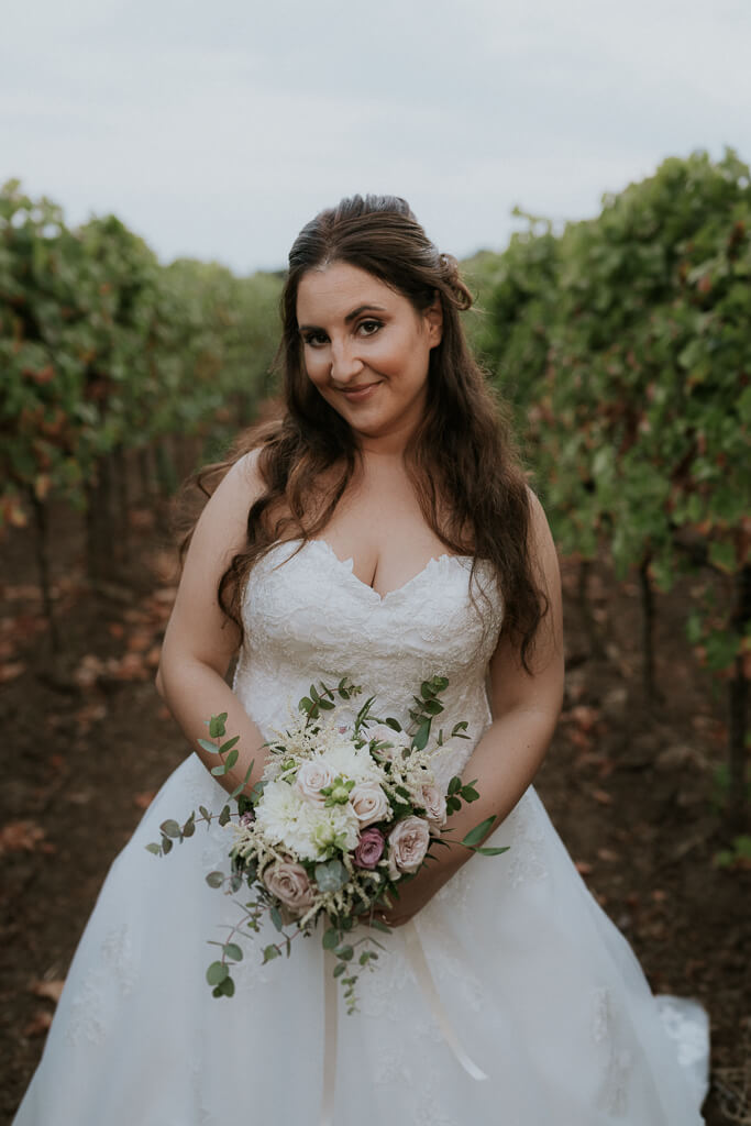foto sposa Matrimonio Vigneto