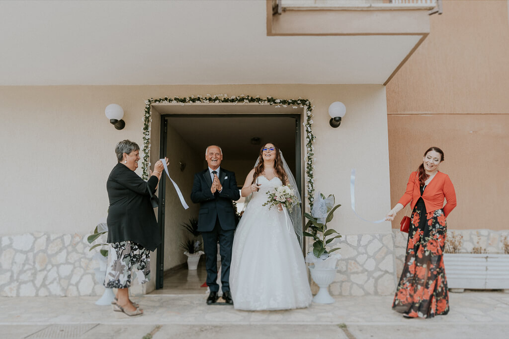 uscita casa Sposa Matrimonio Roma