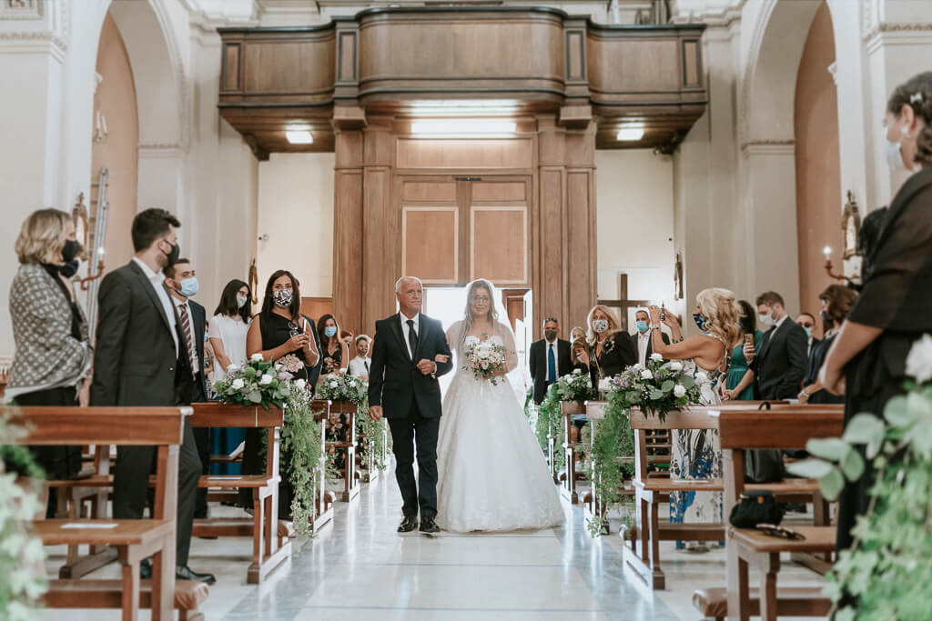 Ingresso Sposa Matrimonio Santa Maria del Pozzo Nemi