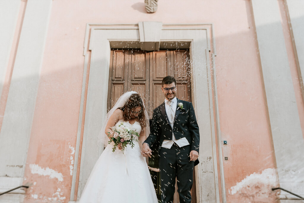 Lancio riso Matrimonio Santa Maria del Pozzo Nemi