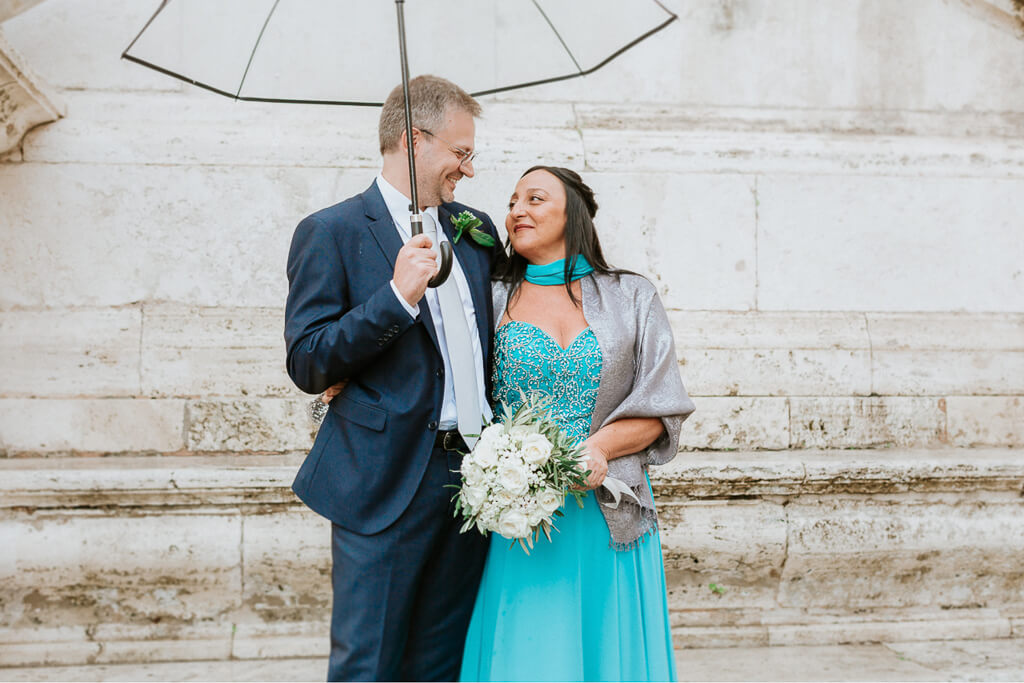 matrimonio con la pioggia