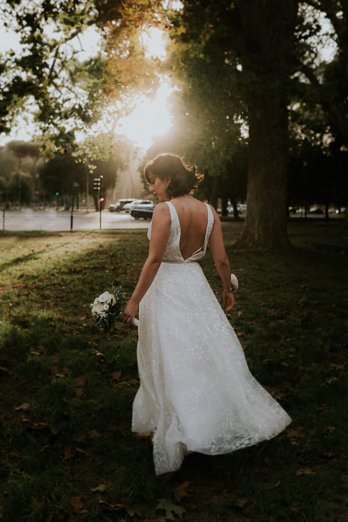 vestito da sposa roma