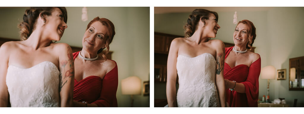 la sposa e la sua mamma