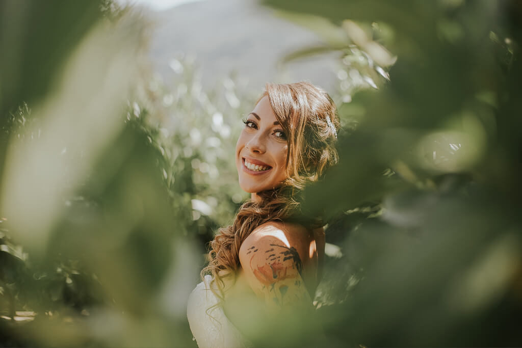 sposa matrimonio intimo