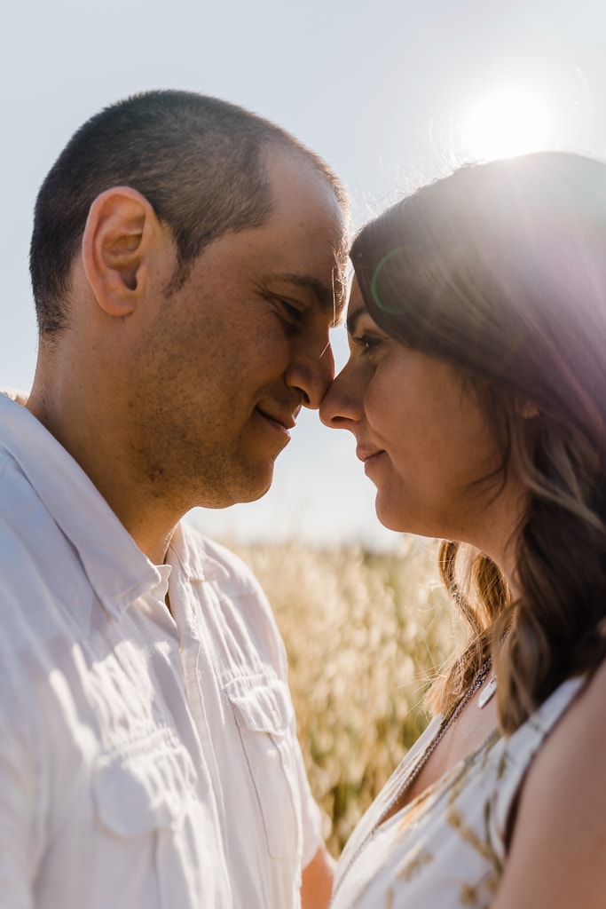 family shooting al tramonto