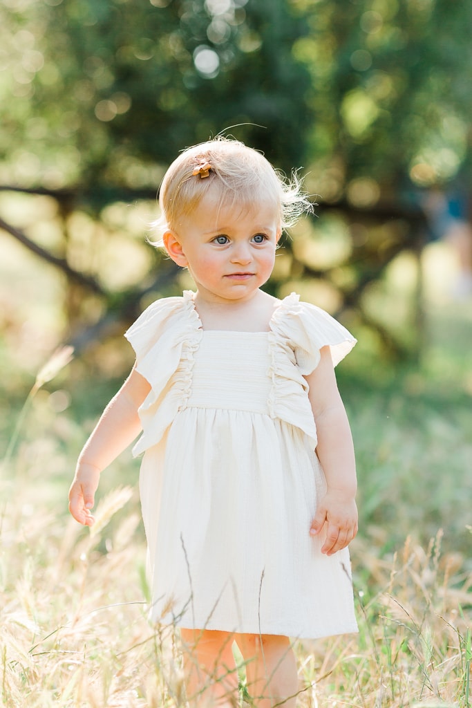 la bambina al parco