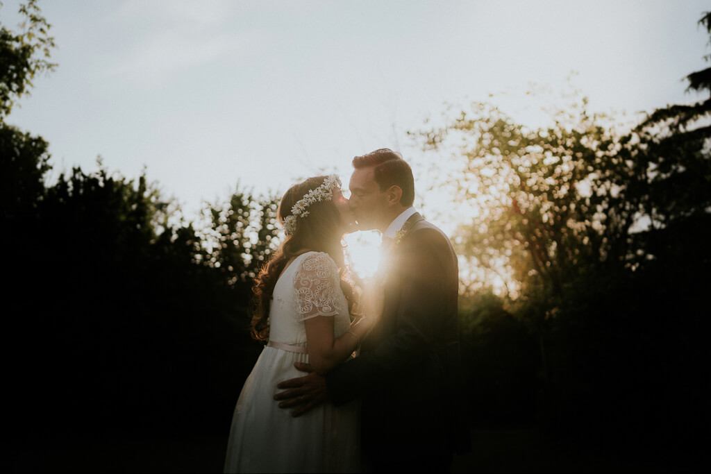 matrimonio al tramonto