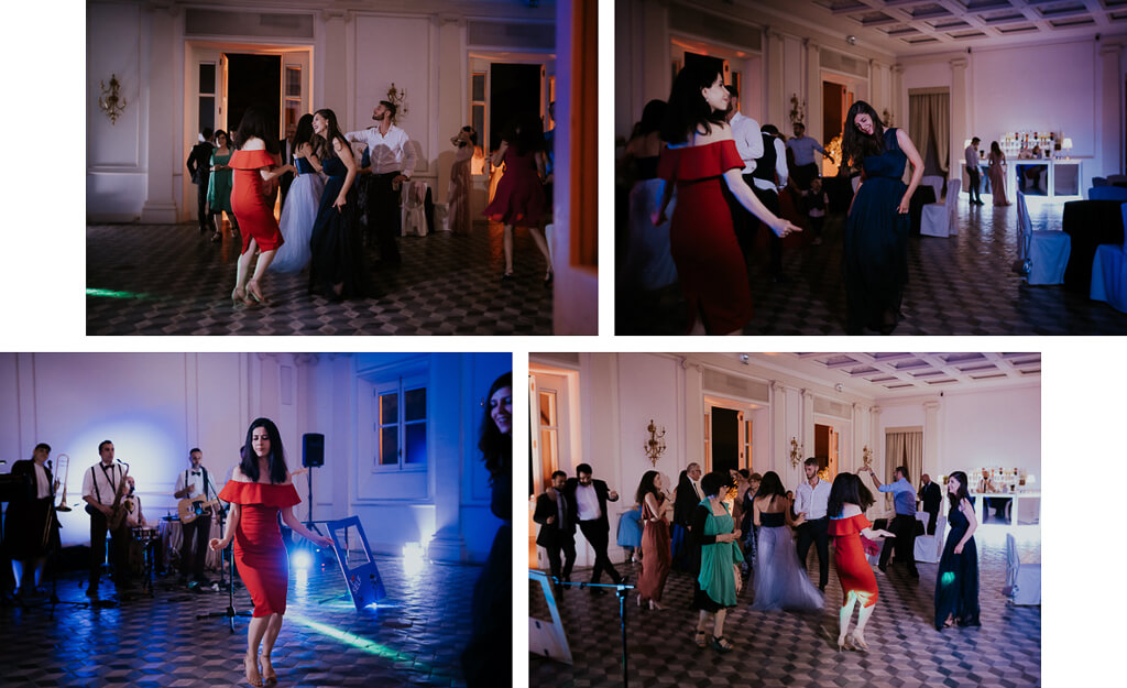 festa di matrimonio a villa aurelia