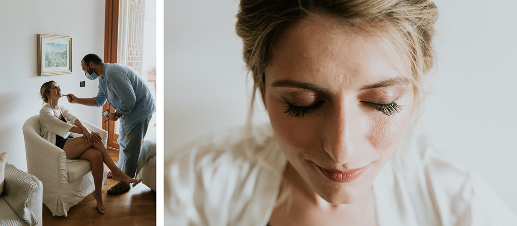 il trucco della sposa