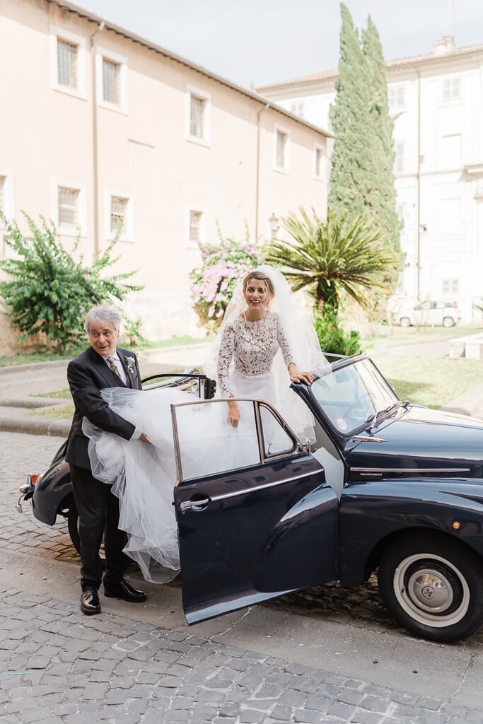 arrivo della sposa santa cecilia in trastevere
