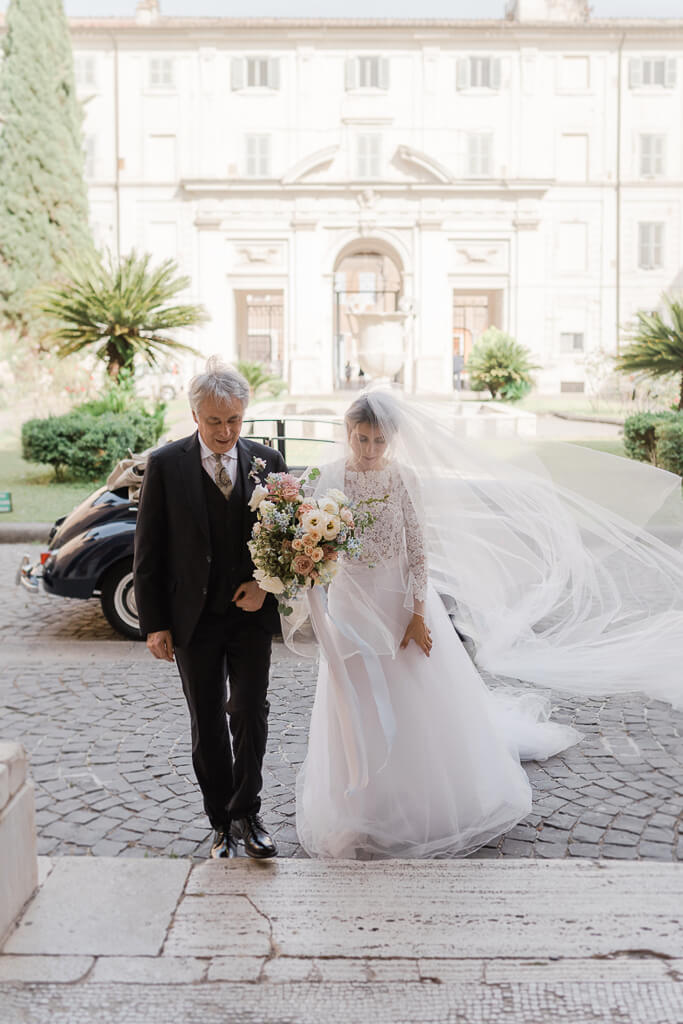 ingresso della sposa santa cecilia in trastevere