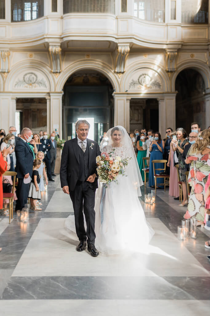 ingresso della sposa santa cecilia in trastevere