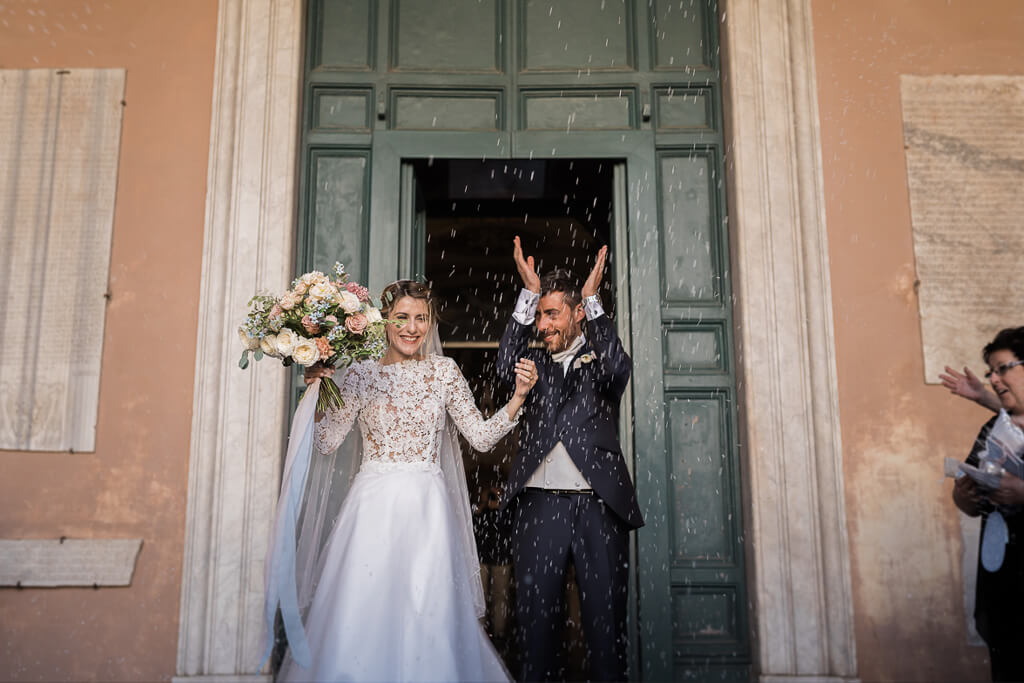 lancio del riso santa cecilia in trastevere