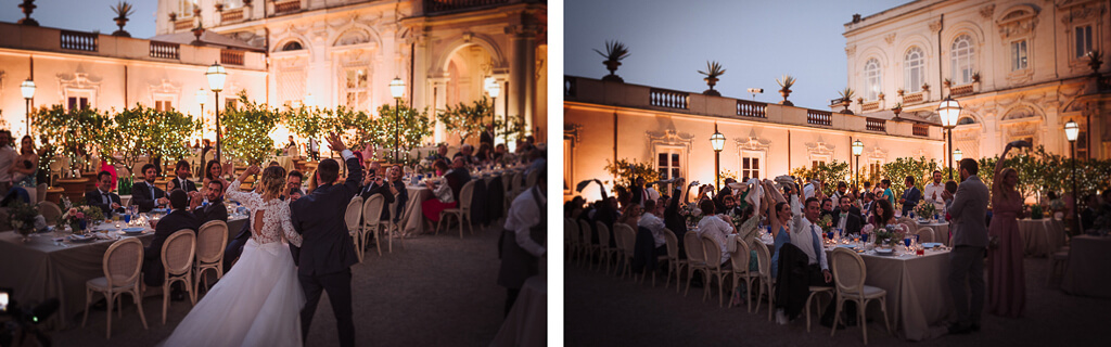 matrimonio serale villa aurelia