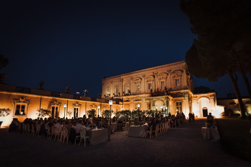 matrimonio serale villa aurelia