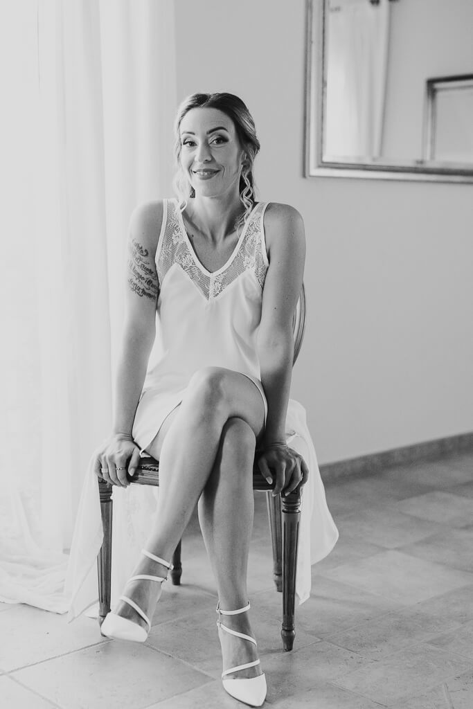 la sposa si prepara