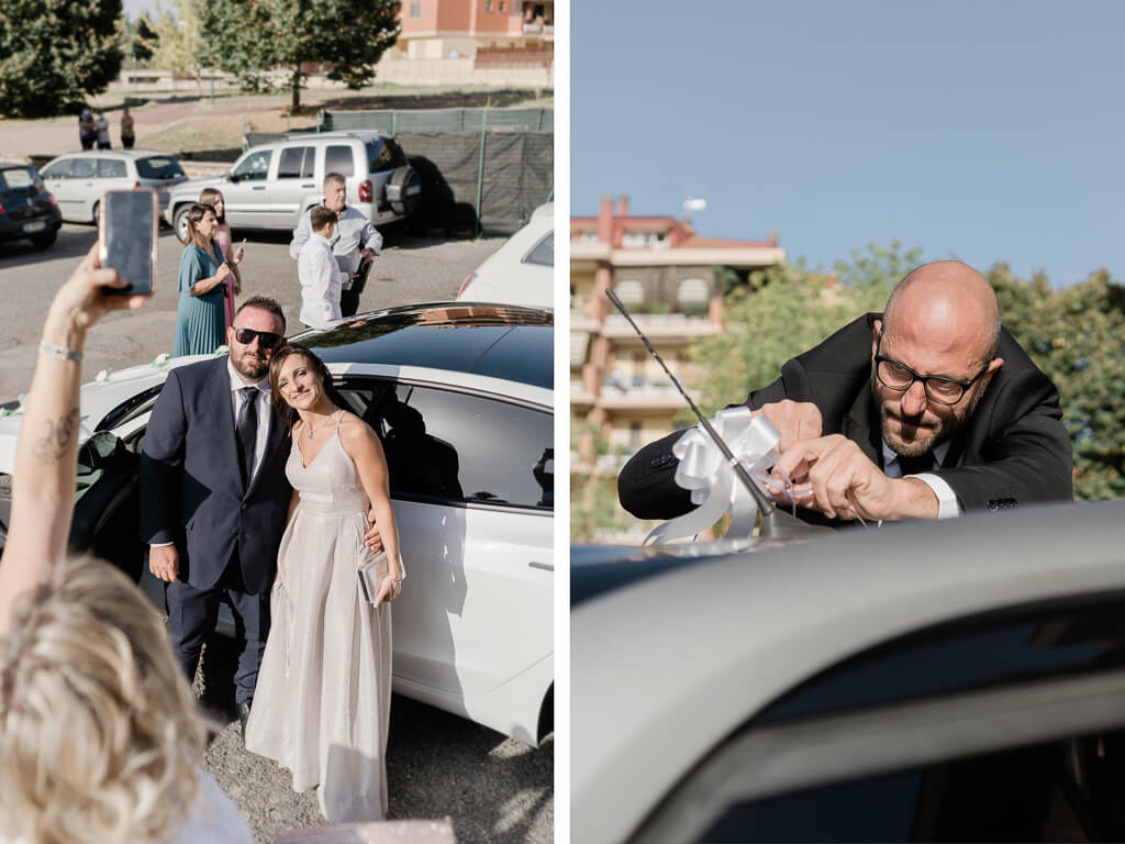 gli ospiti della sposa