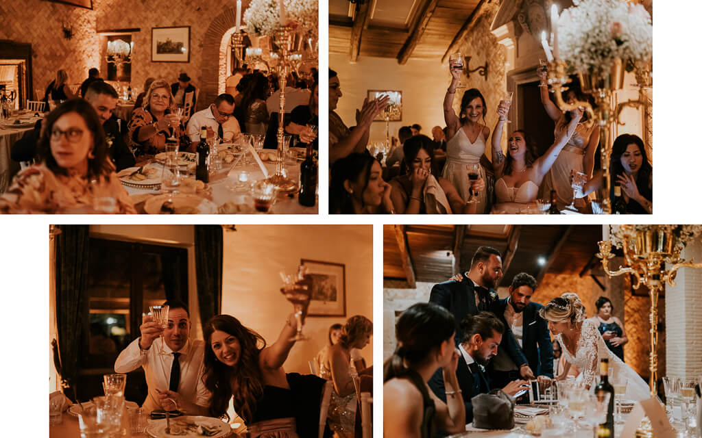 ricevimento di matrimonio al borgo della merluzza