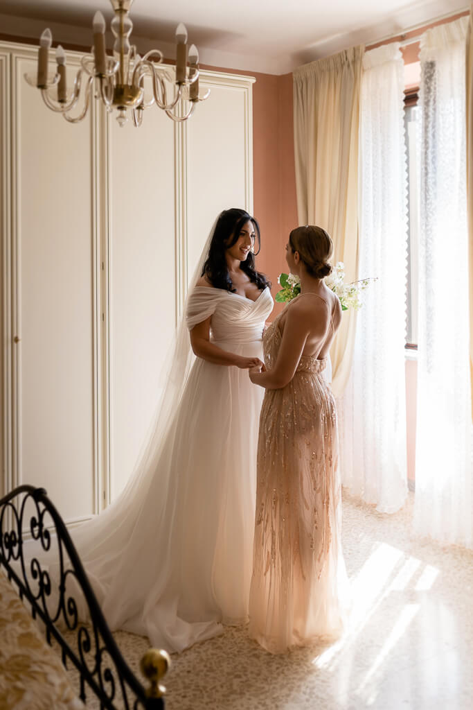 la sposa con la sorella