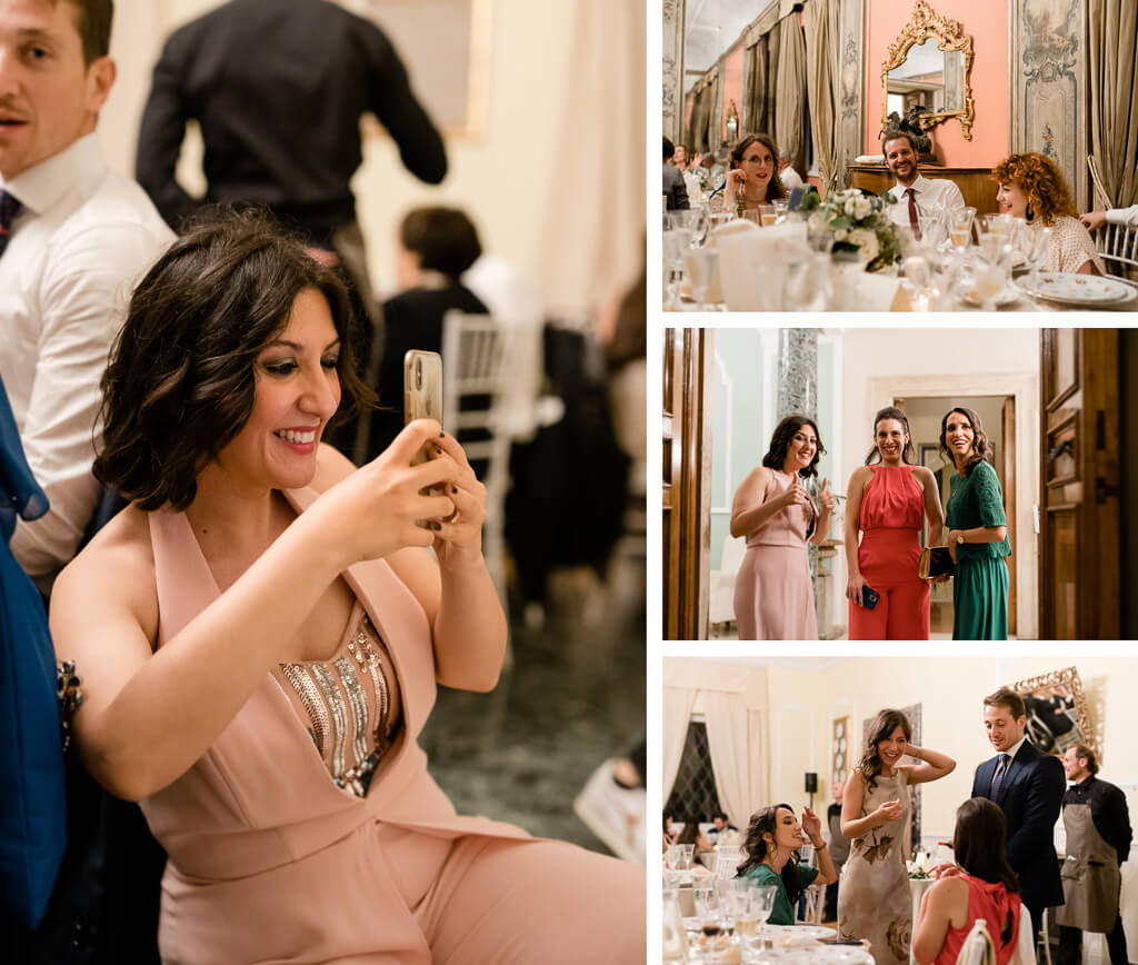 reportage ricevimento di matrimonio