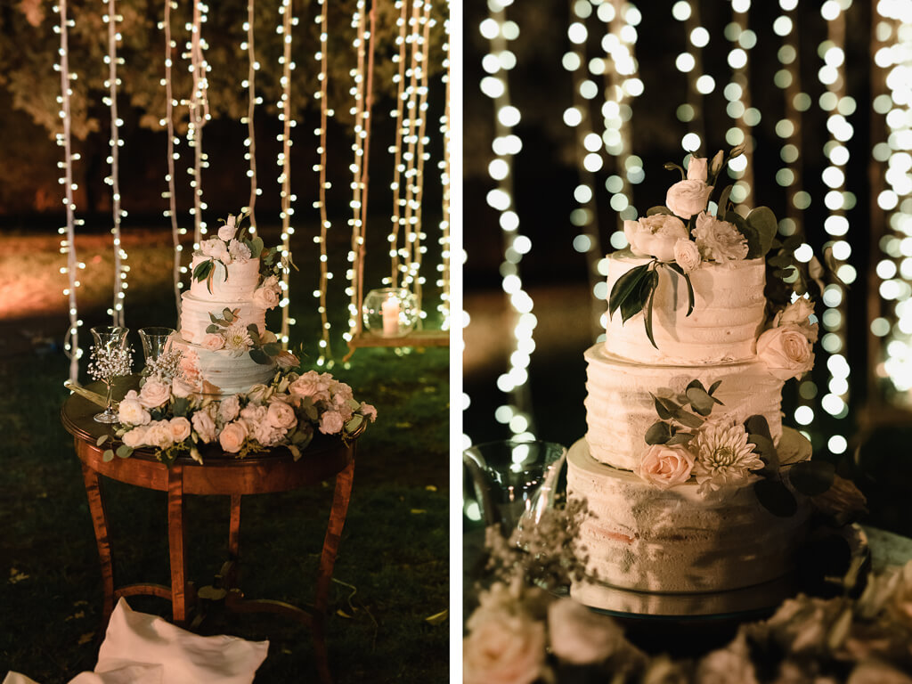 taglio torta Matrimonio Villa Alberico