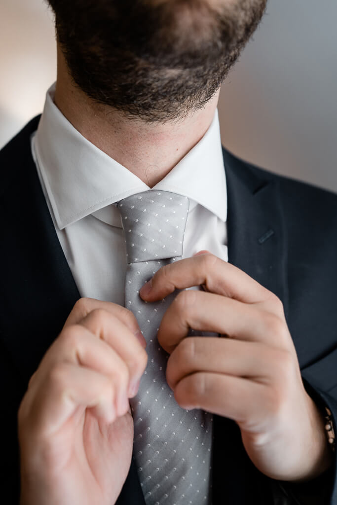 preparazione dello sposo