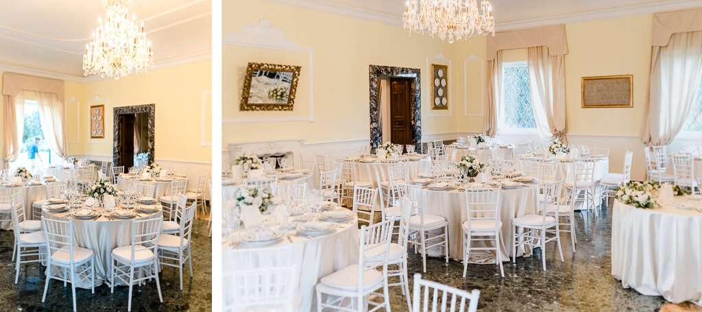 sala ricevimento di matrimonio