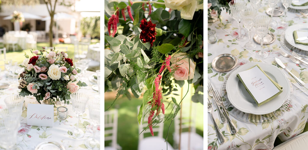 allestimento di matrimonio