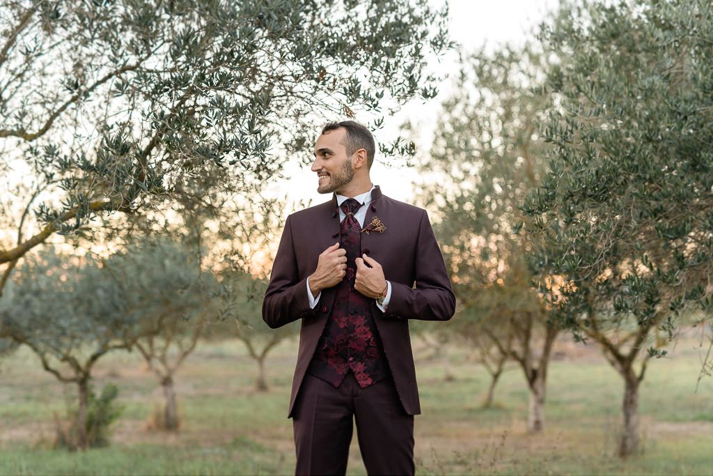 lo sposo tra gli ulivi di le jardin potager