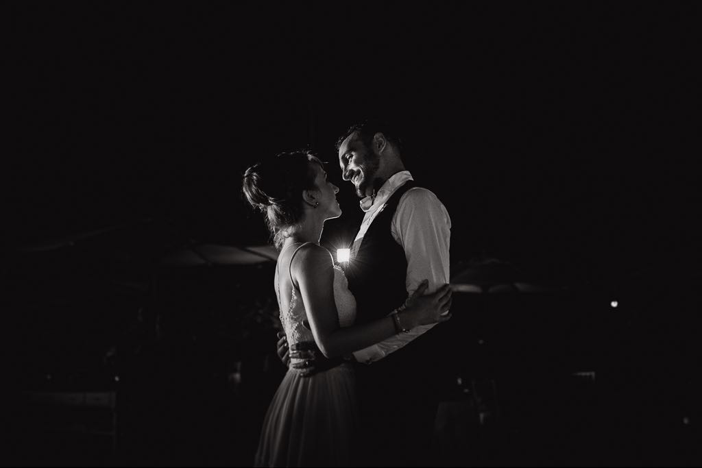 il ballo romantico degli sposi