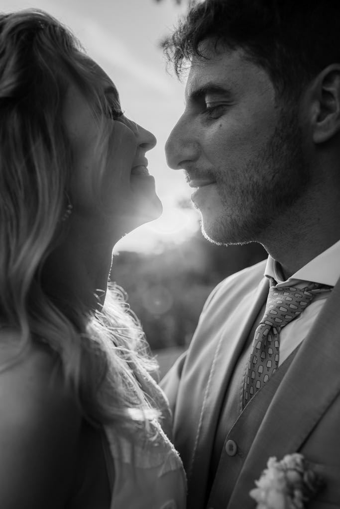 wedding golden hour