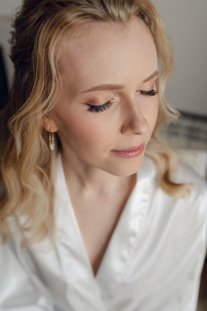 dettagli del trucco della sposa